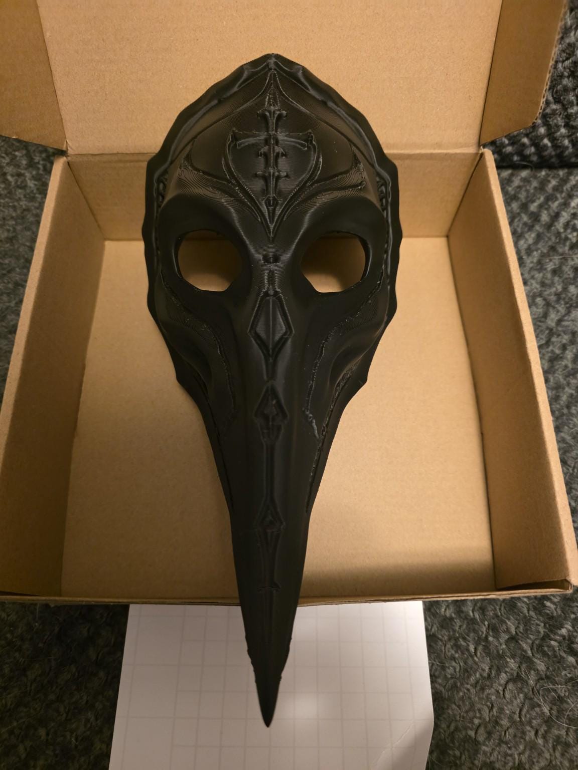Gothic Plague Doctor Mask Decor – 10" Tall Wall Decor – Medieval