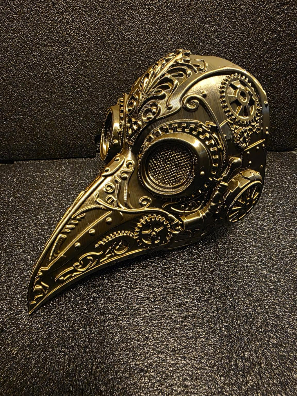 Steampunk Plague Doctor Mask | Gothic Wall Decor, Dark Academia, 3D Printed