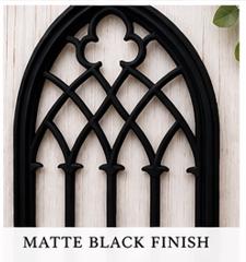 Gothic Wall Panels Set of 2, Cathedral Window Wall Decor, Dark Academia Home Decor, 12x6 Art