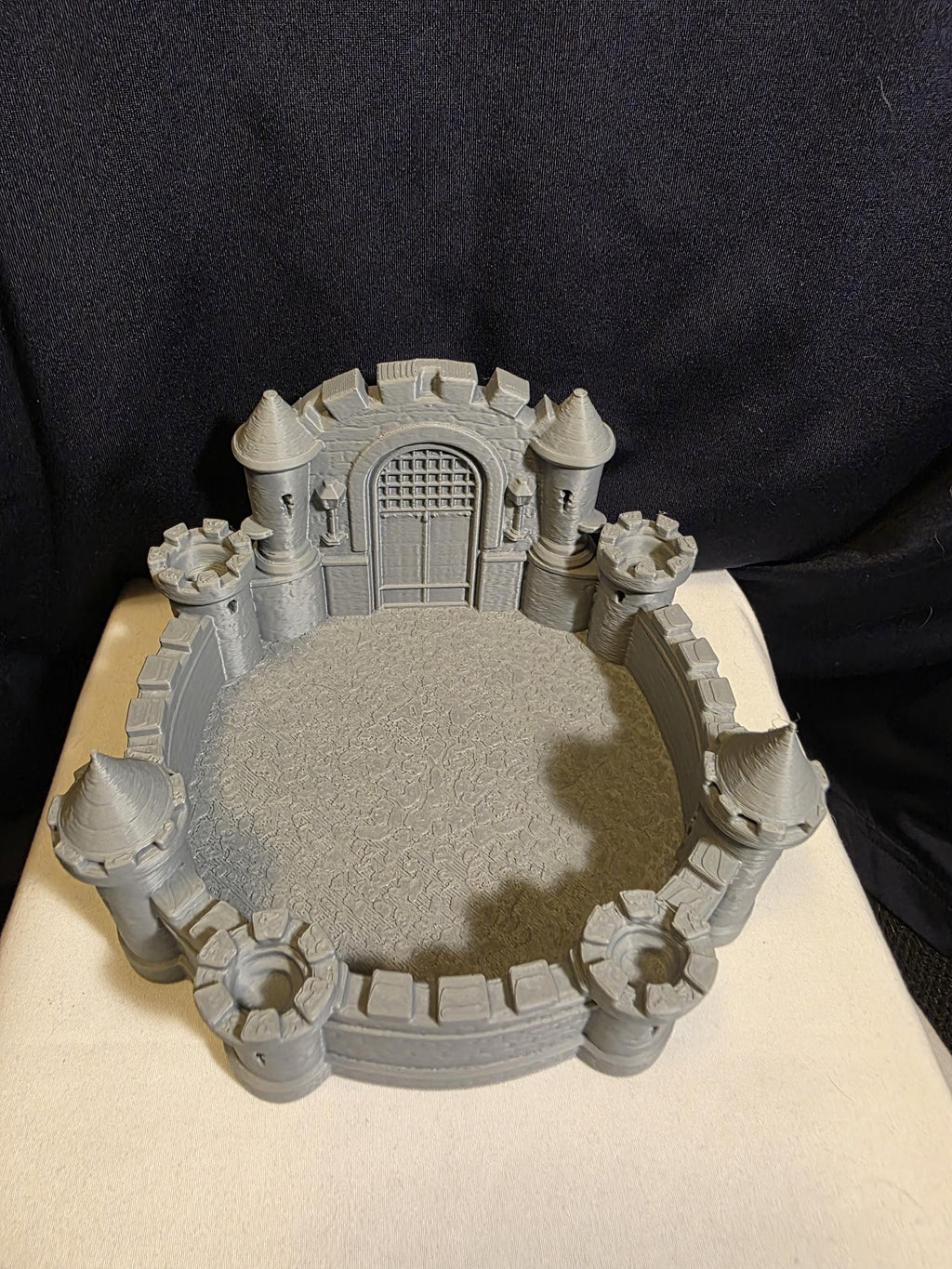 Castle Dice Tray & Desk Organizer for Dad | DND Dice Holder | RPG Dungeon Master Gift | Medieval Desk Decor | Father’s Day Gift for Gamers