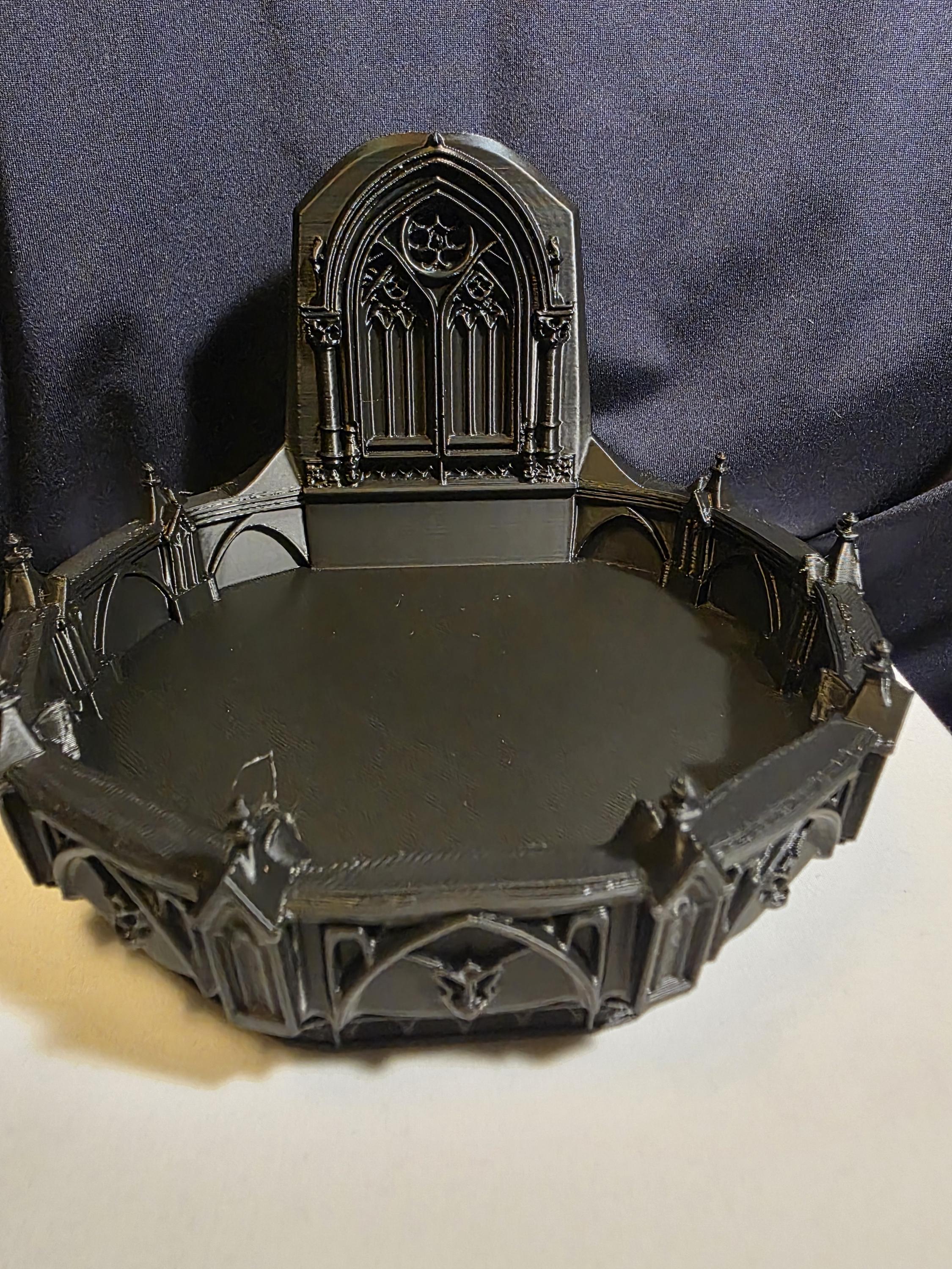 Gothic Jewelry Catch-All Tray | Dark Academia Jewelry Organizer | Gothic Decor Vanity Tray