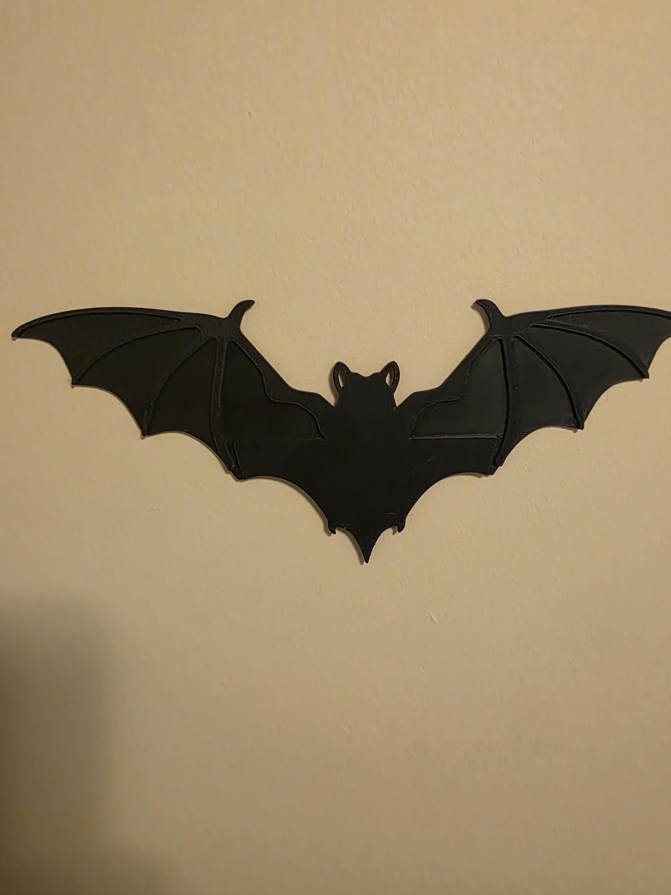 3 Pack Gothic Bat Wall Decor | 3D Printed Bat Wall Art | Dark Academia Home Decor | Halloween Wall Hanging | Spooky Minimalist Bat Decor