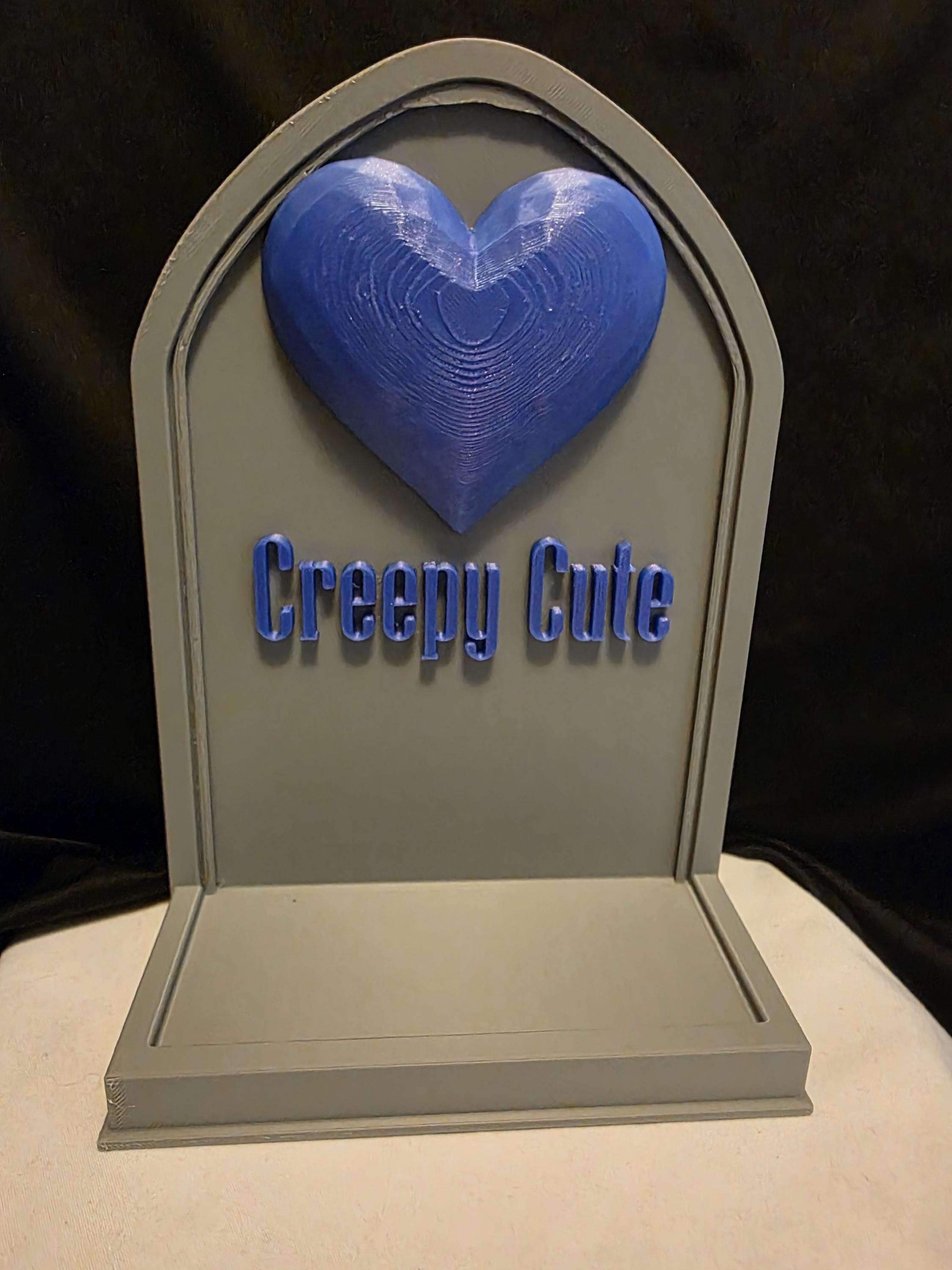 Gothic Tombstone Catch All Alter Tray – Customizable Creepy Cute Decor – Jewelry Holder – Goth Desk Organizer