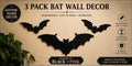 3 Pack Gothic Bat Wall Decor | 3D Printed Bat Wall Art | Dark Academia Home Decor | Halloween Wall Hanging | Spooky Minimalist Bat Decor