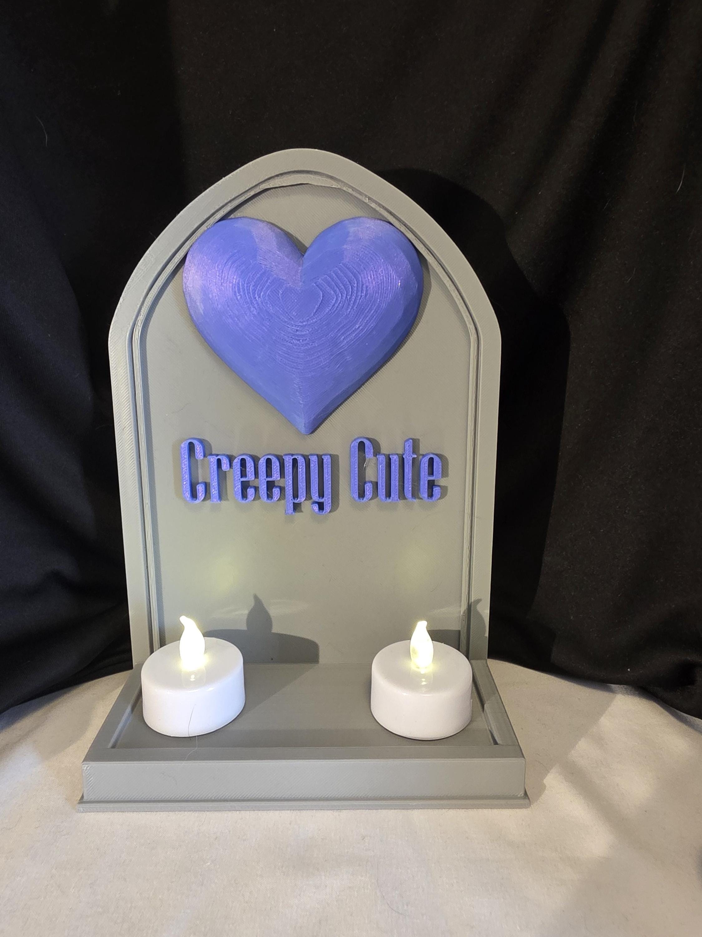 Gothic Tombstone Catch All Alter Tray – Customizable Creepy Cute Decor – Jewelry Holder – Goth Desk Organizer