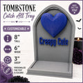 Gothic Tombstone Catch All Alter Tray – Customizable Creepy Cute Decor – Jewelry Holder – Goth Desk Organizer
