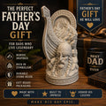 Viking Gift for Dad – Norse Warrior Statue – Father's Day Gift – Nordic Desk Decor – Viking Office Decor – Man Cave Gift