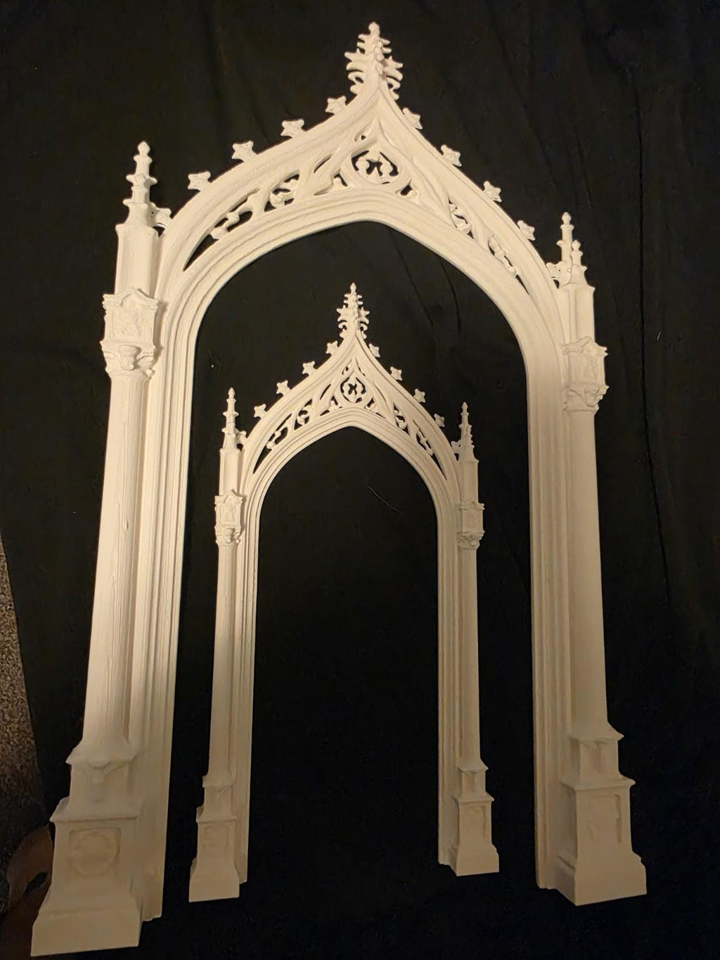 Large Gothic Cathedral Arch Wall Decor | Cathedral Window Frame | Gothic Home Decor | Statement Wall Centerpiece | Black or White Wall Art