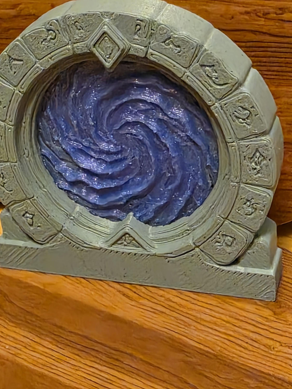 Mystical Fairy Portal Door | Magical Rune Wall Decor | Fantasy Baseboard Accent | Blue or Purple Portal | Command Strip Included